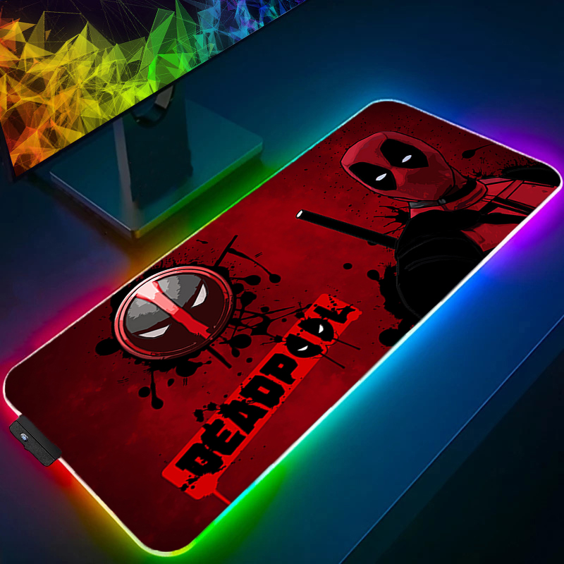 Tech Accessories Desk - Светодиодный коврик для мыши, игровая подсветка,
