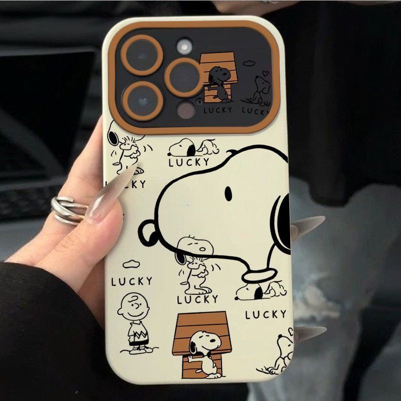Mobile Tech Accessories - Новый милый аниме-чехол Snoopy из мягкого