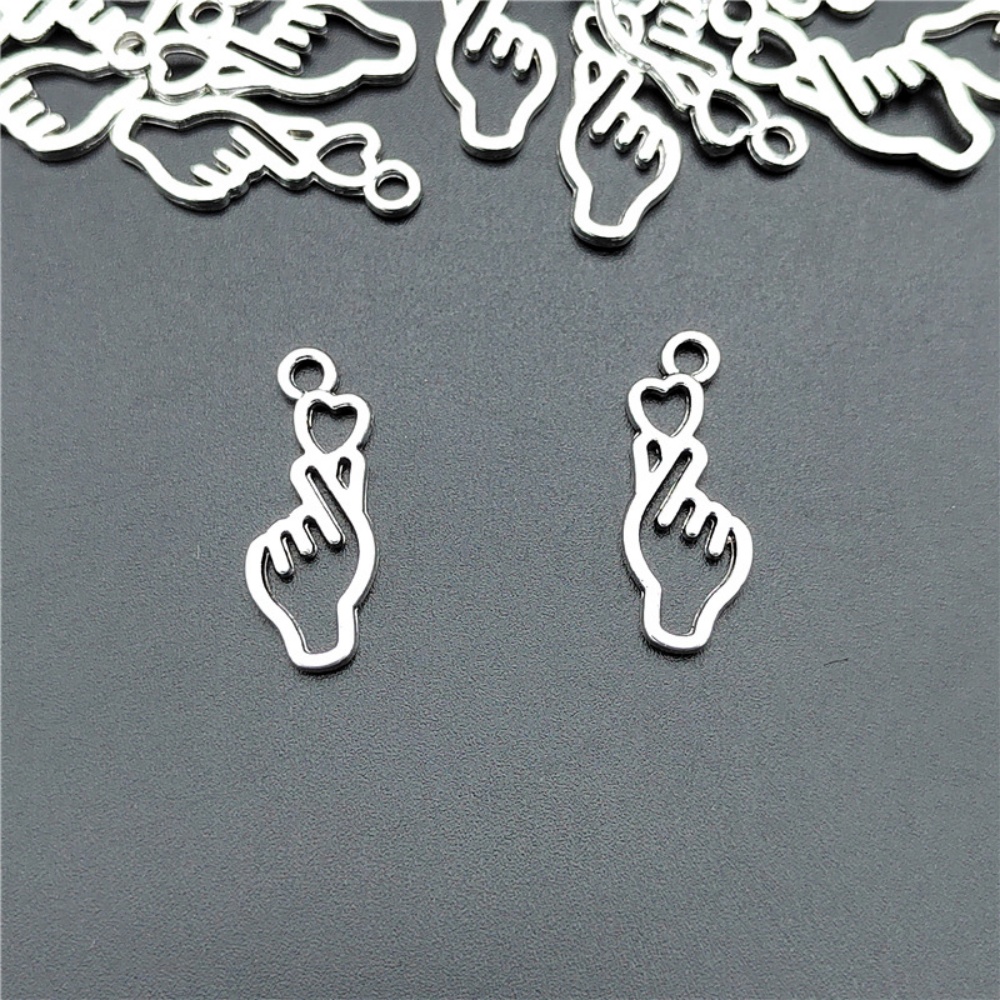 Y2K Tech Accessories - 10-100 шт. Фиолетовые бусины-шармы Borahae I