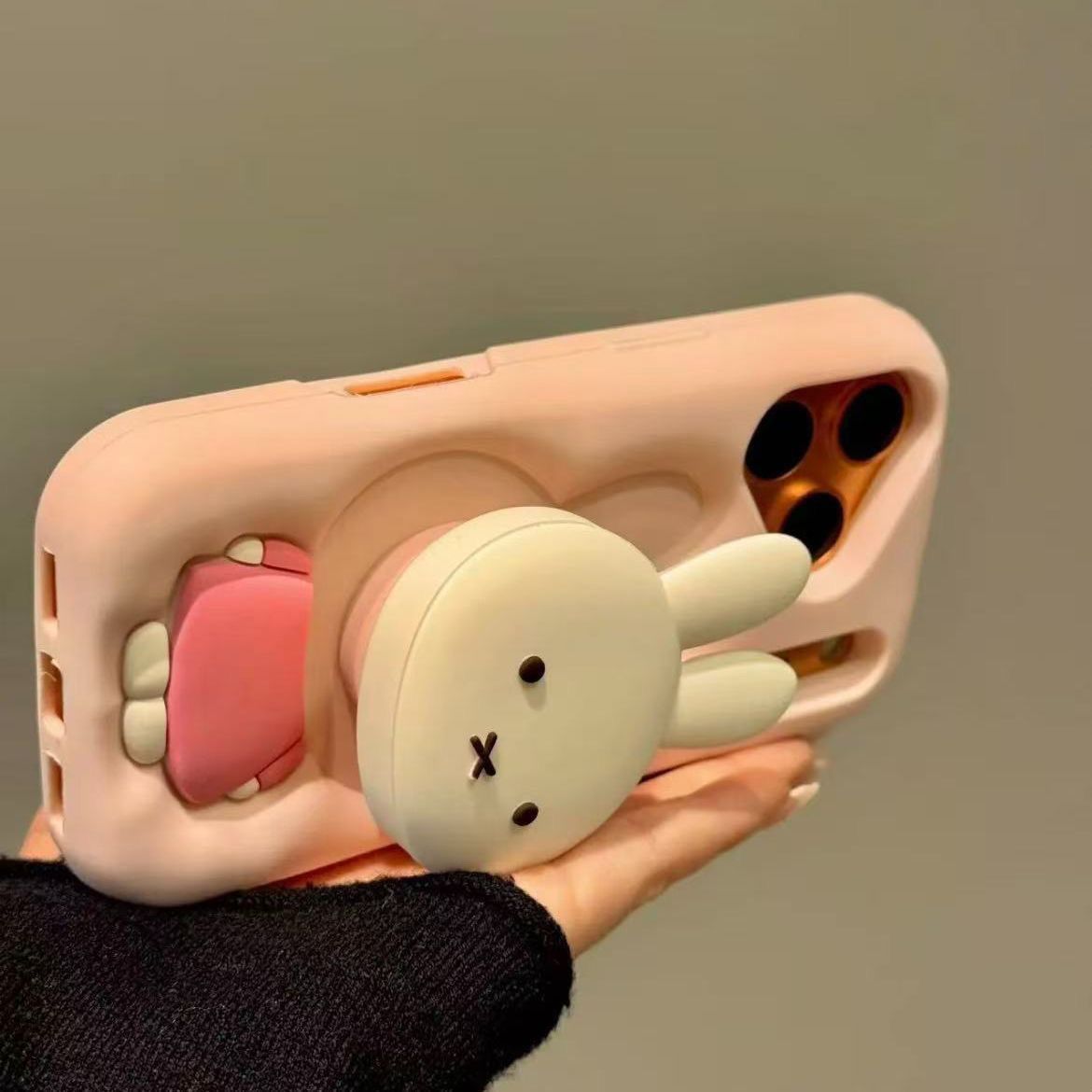 Mobile Tech Accessories - Мультяшный 3D-чехол Miffy с подставкой для