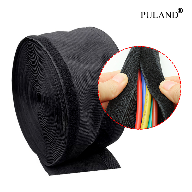 Cable Sleeve Neoprene - Черная самоклеящаяся нейлоновая оплетка для кабелей