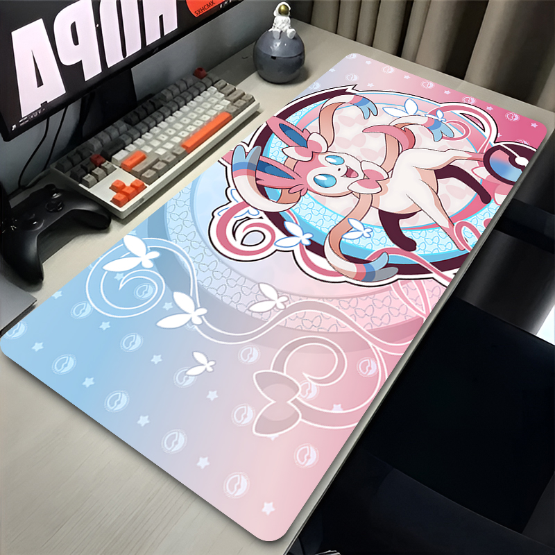 Tech Accessories Desk - Большой розовый милый коврик для мыши