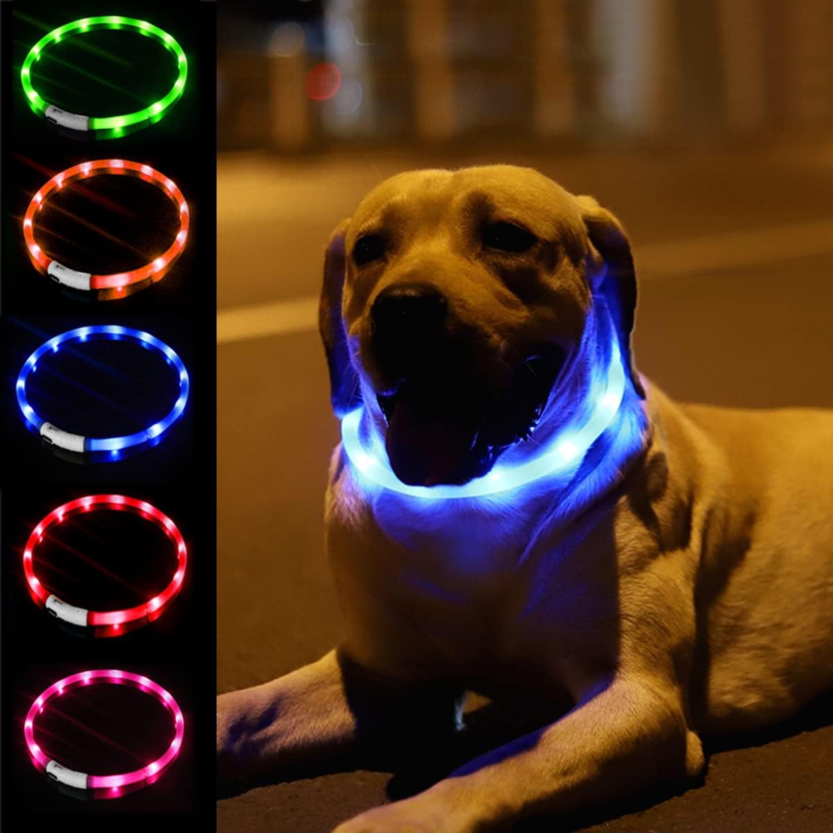 Силиконовый светодиодный ошейн – обзор и цена Tech Dog Accessories