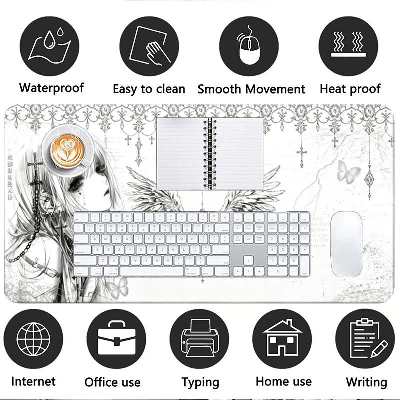 Кожаный коврик для мыши, черно – обзор и цена Tech Accessories Desk